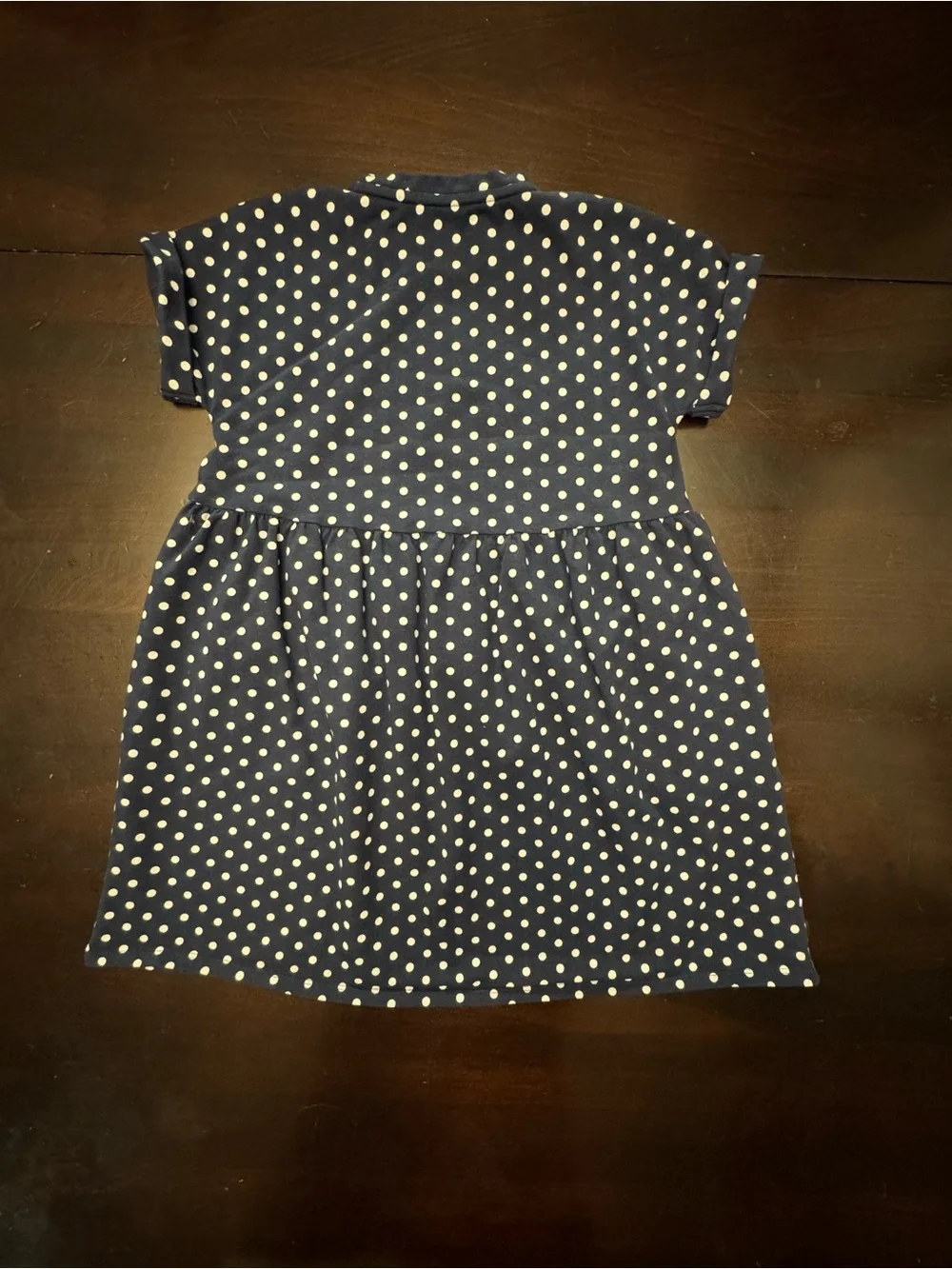Vineyard Vines Navy and White Polka Dot Tee Dress